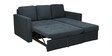 Paco 3 Seater Sofa-cum-Bed in Charcoal Grey Colour