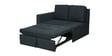 Paco 3 Seater Sofa-cum-Bed in Charcoal Grey Colour