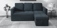 Paco 3 Seater Sofa-cum-Bed in Charcoal Grey Colour