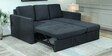 Paco 3 Seater Sofa-cum-Bed in Charcoal Grey Colour