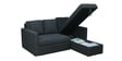 Paco 3 Seater Sofa-cum-Bed in Charcoal Grey Colour