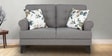 Paddington Fabric 2 Seater Sofa in Grey Colour