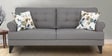 Paddington Fabric 3 Seater Sofa in Grey Colour