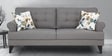 Paddington Fabric 3 Seater Sofa in Grey Colour
