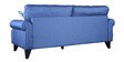 Paddington Fabric Three Seater Sofa in Blue Colour