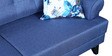 Paddington Fabric Three Seater Sofa in Blue Colour