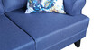 Paddington Plus Fabric 2 Seater Sofa in Blue Colour