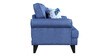 Paddington Plus Fabric 2 Seater Sofa in Blue Colour