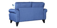 Paddington Plus Fabric 2 Seater Sofa in Blue Colour