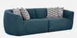 Palm Spring Fabric 3 Seater Sofa in Indigo Blue Colour Palm Spring Fabric 3 Seater Sofa in Indigo Blue Colour