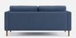 Palo Fabric 3 Seater Sofa in Cyan Blue Colour