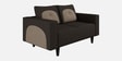 Pangram Fabric 2 Seater Sofa In Dark Brown Colour