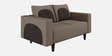 Pangram Fabric 2 Seater Sofa In Taupe Colour