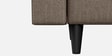 Pangram Fabric 2 Seater Sofa In Taupe Colour