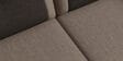 Pangram Fabric 2 Seater Sofa In Taupe Colour