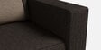Pangram Fabric 3 Seater Sofa In Dark Brown Colour