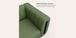 Paramount Fabric 2 Seater Sofa in Green Colour