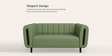 Paramount Fabric 2 Seater Sofa in Green Colour