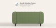 Paramount Fabric 2 Seater Sofa in Green Colour