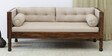 Parnika Sheesham Wood 3 Seater Sofa In Provincial Teak Finish
