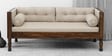 Parnika Sheesham Wood 3 Seater Sofa In Provincial Teak Finish
