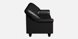 Parto Leatherette 2 Seater Sofa In Black Colour
