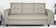 Paula Three Seater Sofa in Beige Colour