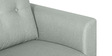 Paula Three Seater Sofa in Grey Colour