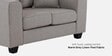 Payton 2 Seater Sofa In Grey Colour With Matte Finish Payton 2 Seater Sofa In Grey Colour With Matte Finish