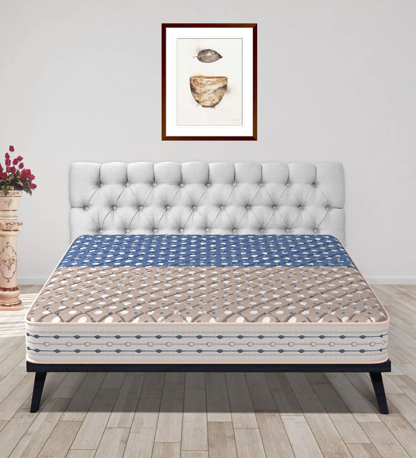 Pacific 4 Inches Orthoepdic PU Foam With NIVF Technology Queen Size Mattress