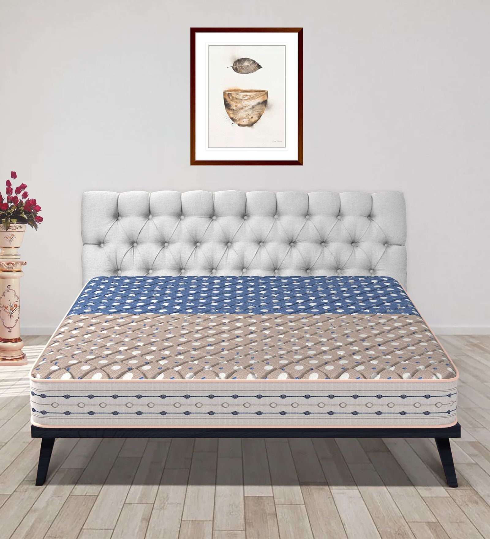 Pacific 5 Inches Orthoepdic PU Foam With NIVF Technology Single Size Mattress