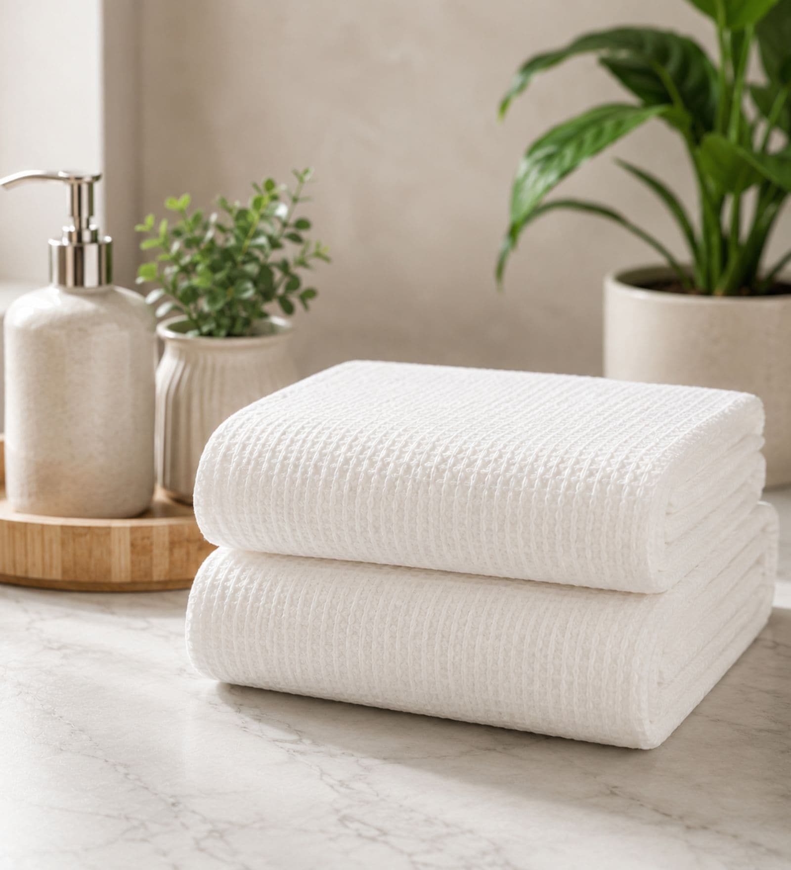 Pack of 2 Travel Disposable 30x60 cm Soft Hand and Face Towels Pack of 2 Travel Disposable 30x60 cm Soft Hand and Face Towels