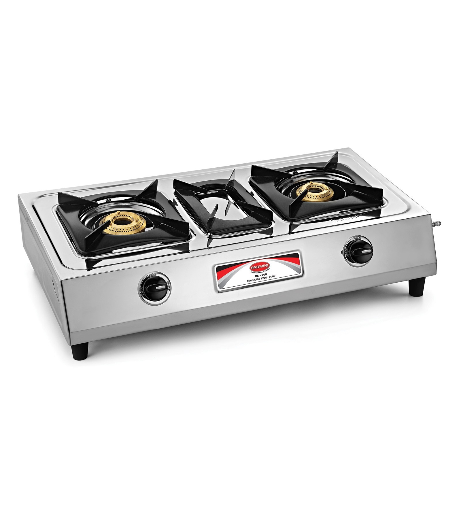 Padmini 2 Burner Stainless Steel Gas Stove CS 203