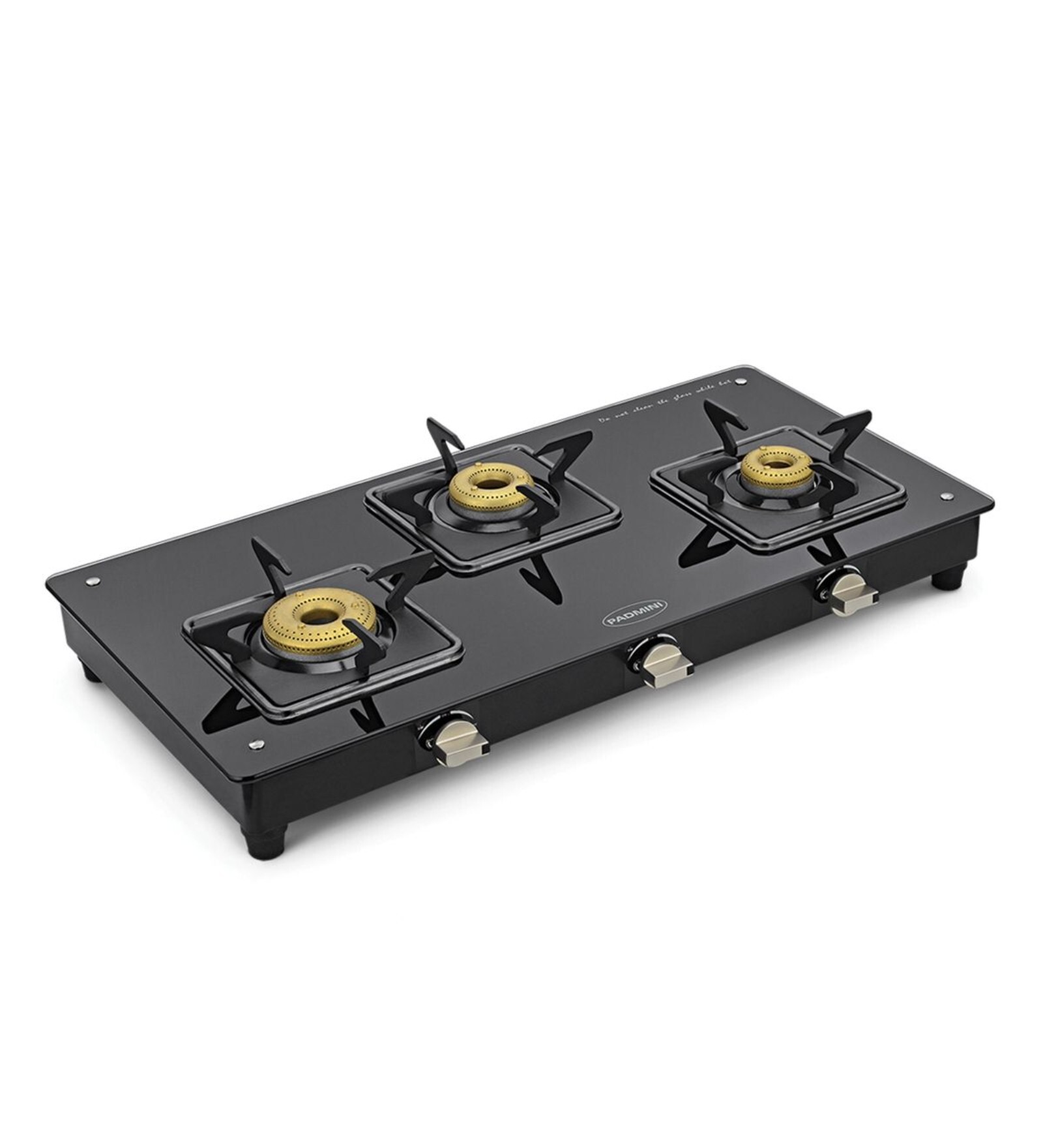 Padmini 3 Forged Brass Burner Glass Cooktop CS 3GT Elite Manual