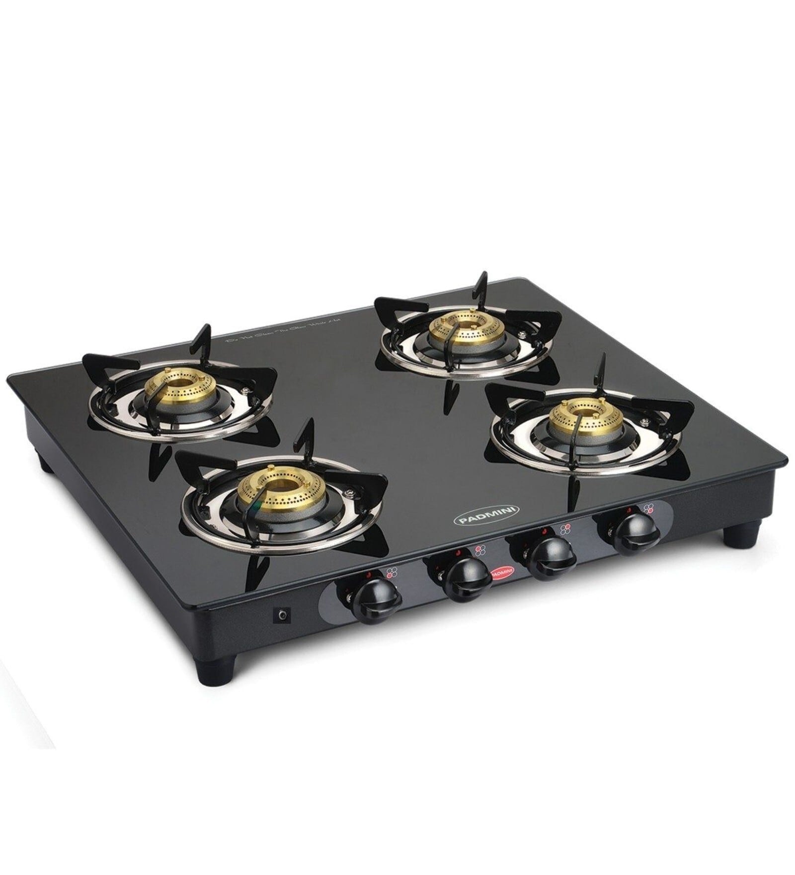 Buy Padmini 4 Burner Glass Cooktop CS 4GT Shine Auto Ignition at 27