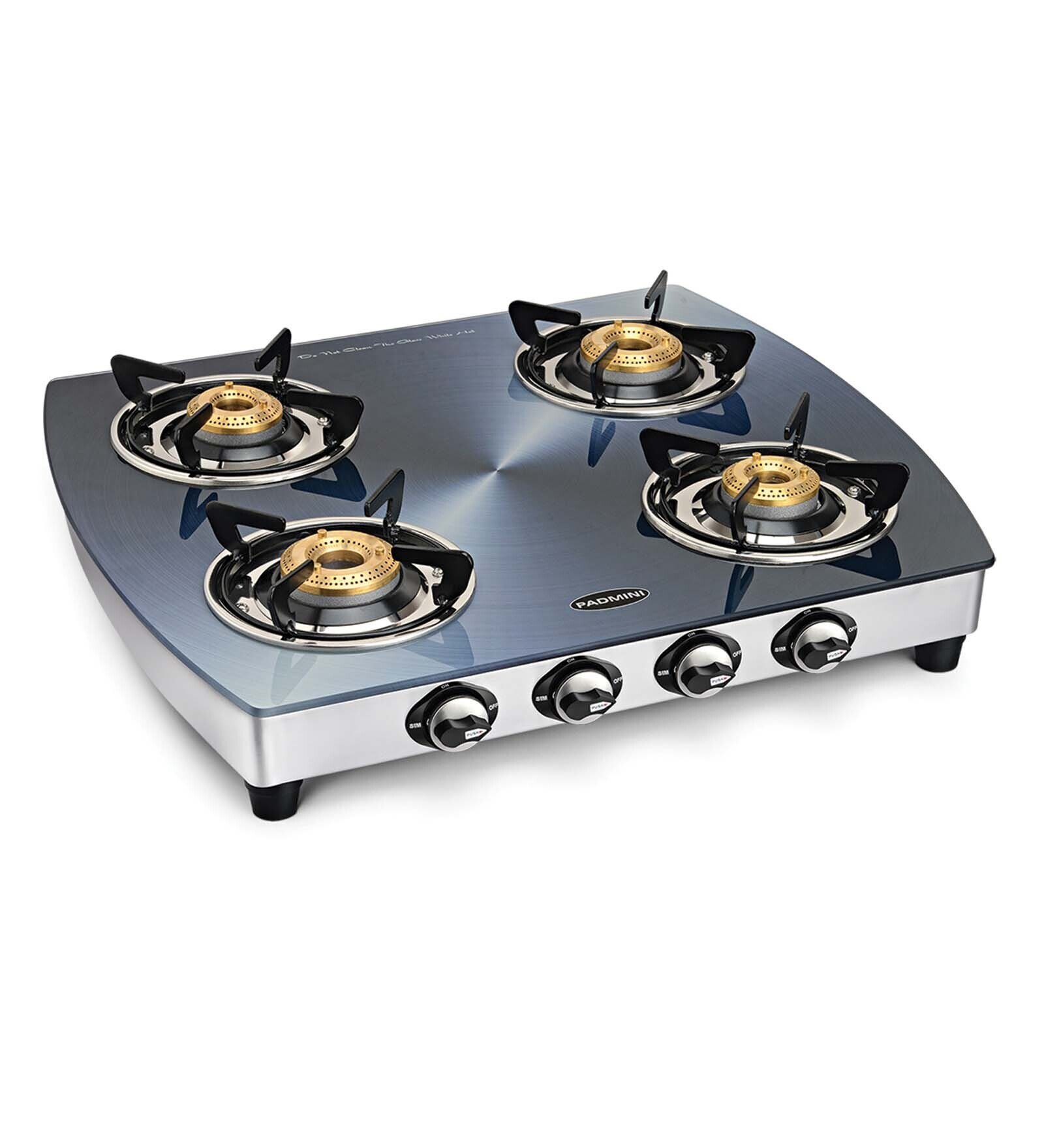 Buy Padmini 4 Burner Glass Cooktop CS 4GT Silvo Auto at 30 OFF by