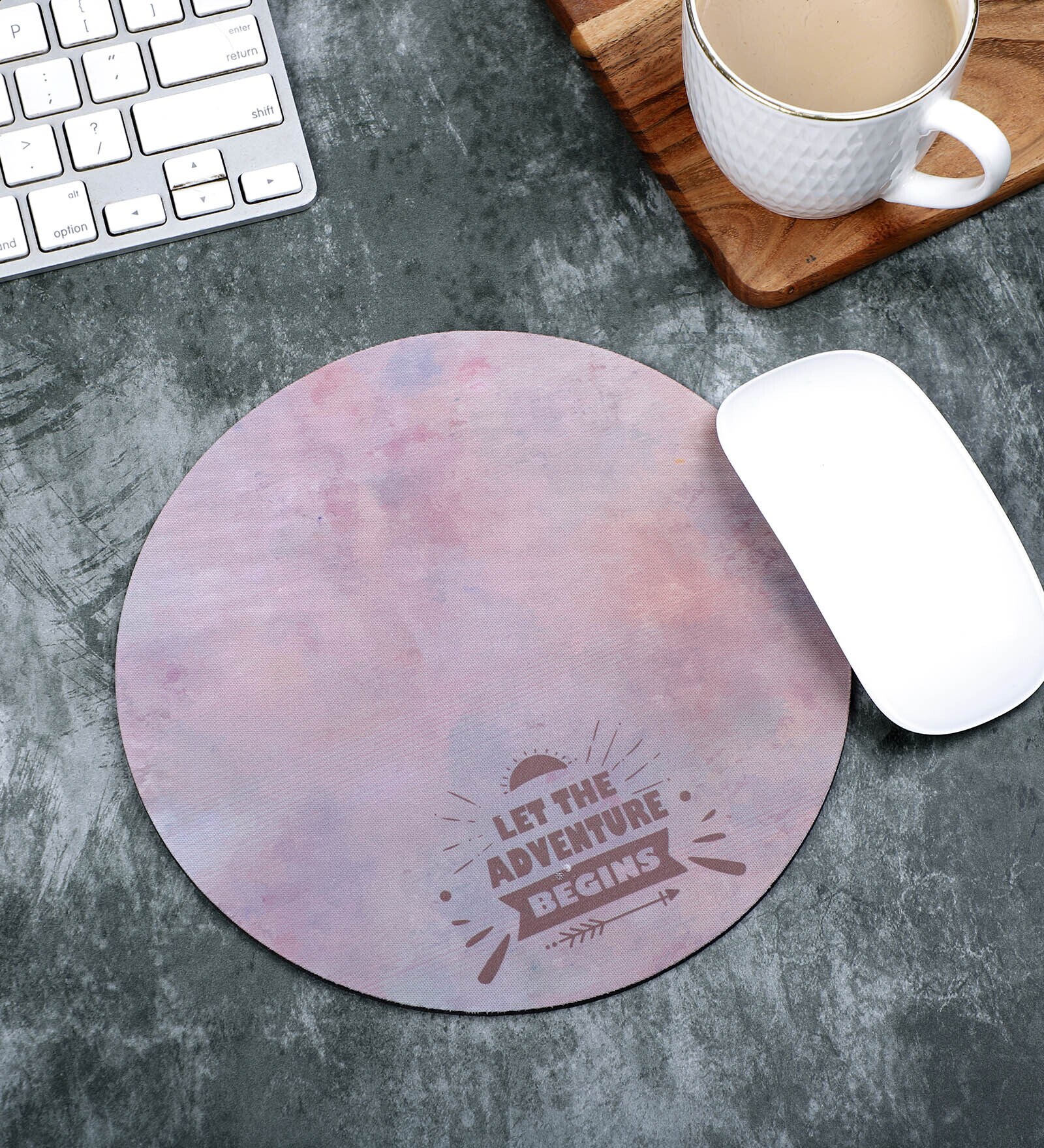 Paint Printed Round Mousepad