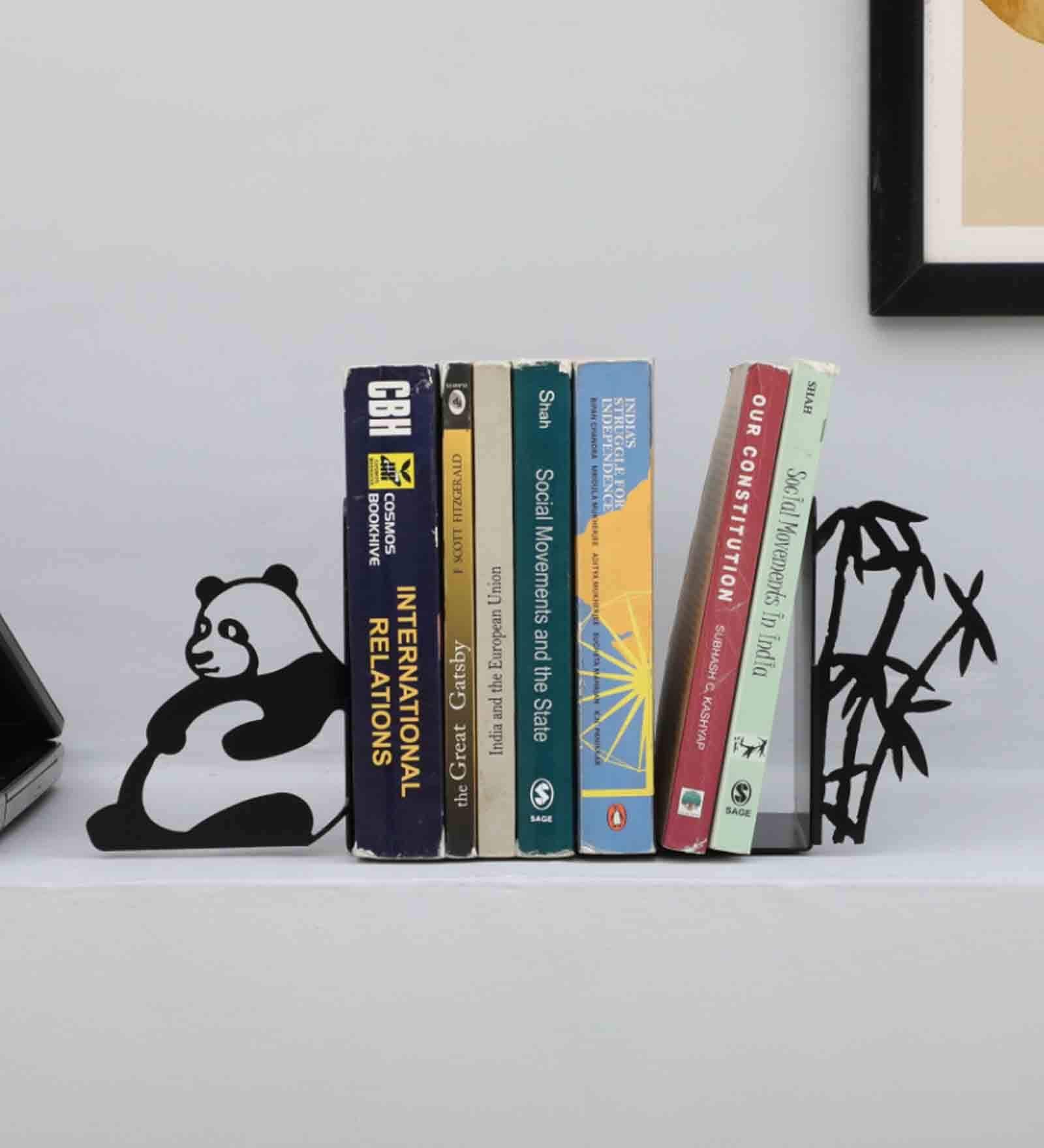 Panda
Bamboo Black Iron Bookend