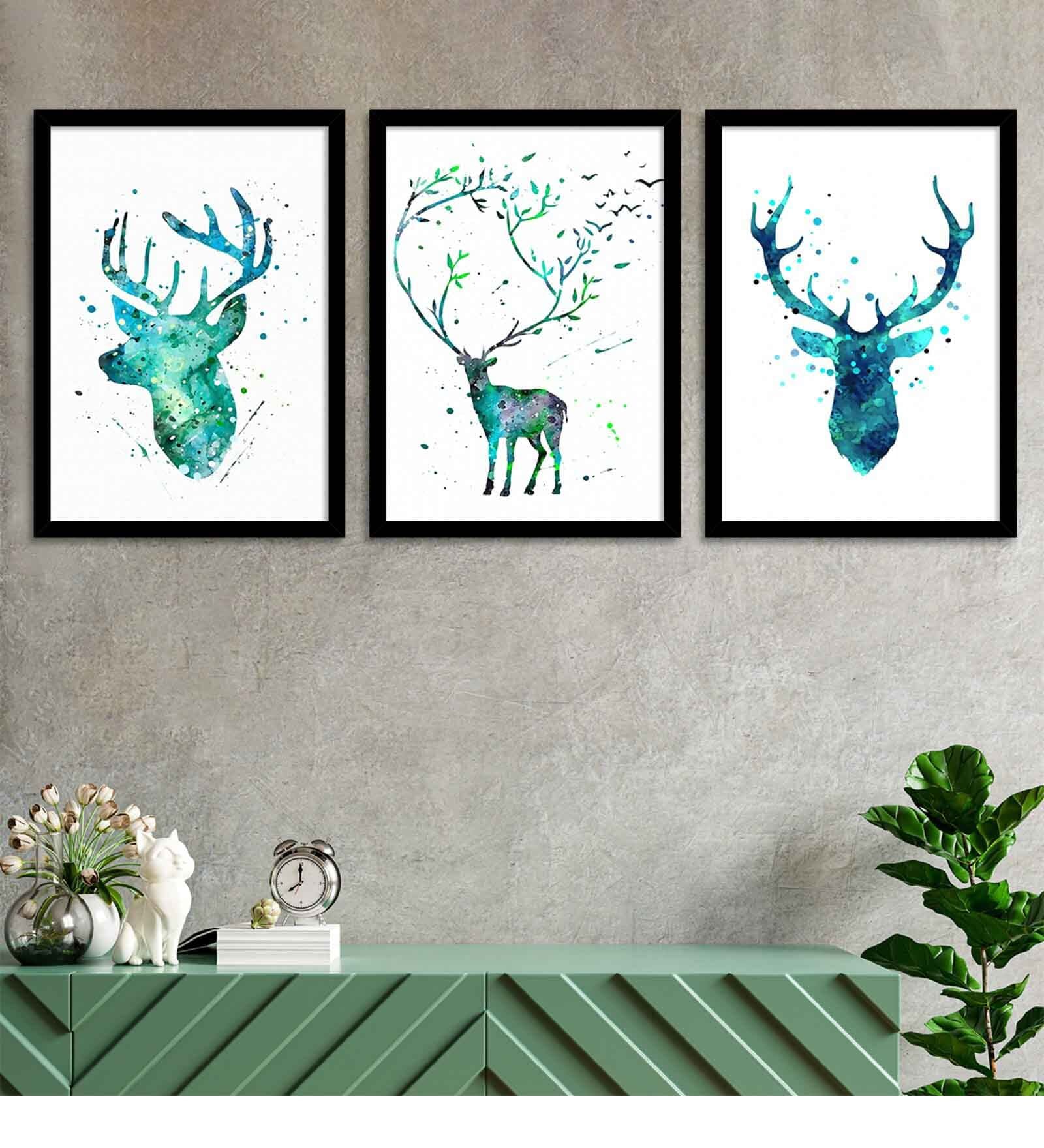 Byzantine Gallery Works White Paper Framed People and Places Art Print Set of 3