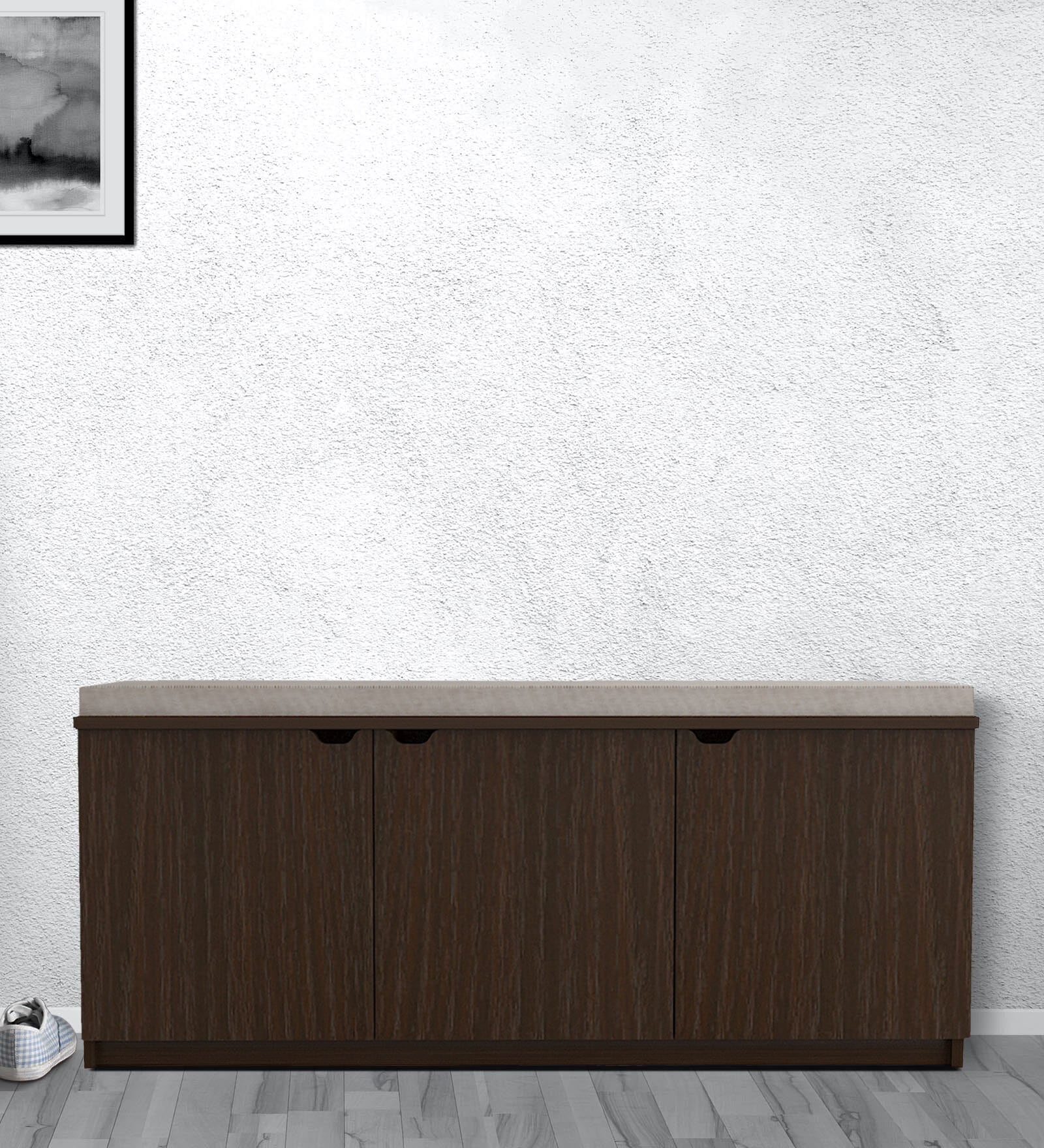 Buy Para Shoe Rack with Seating in African oak Finish at 42% OFF by ...