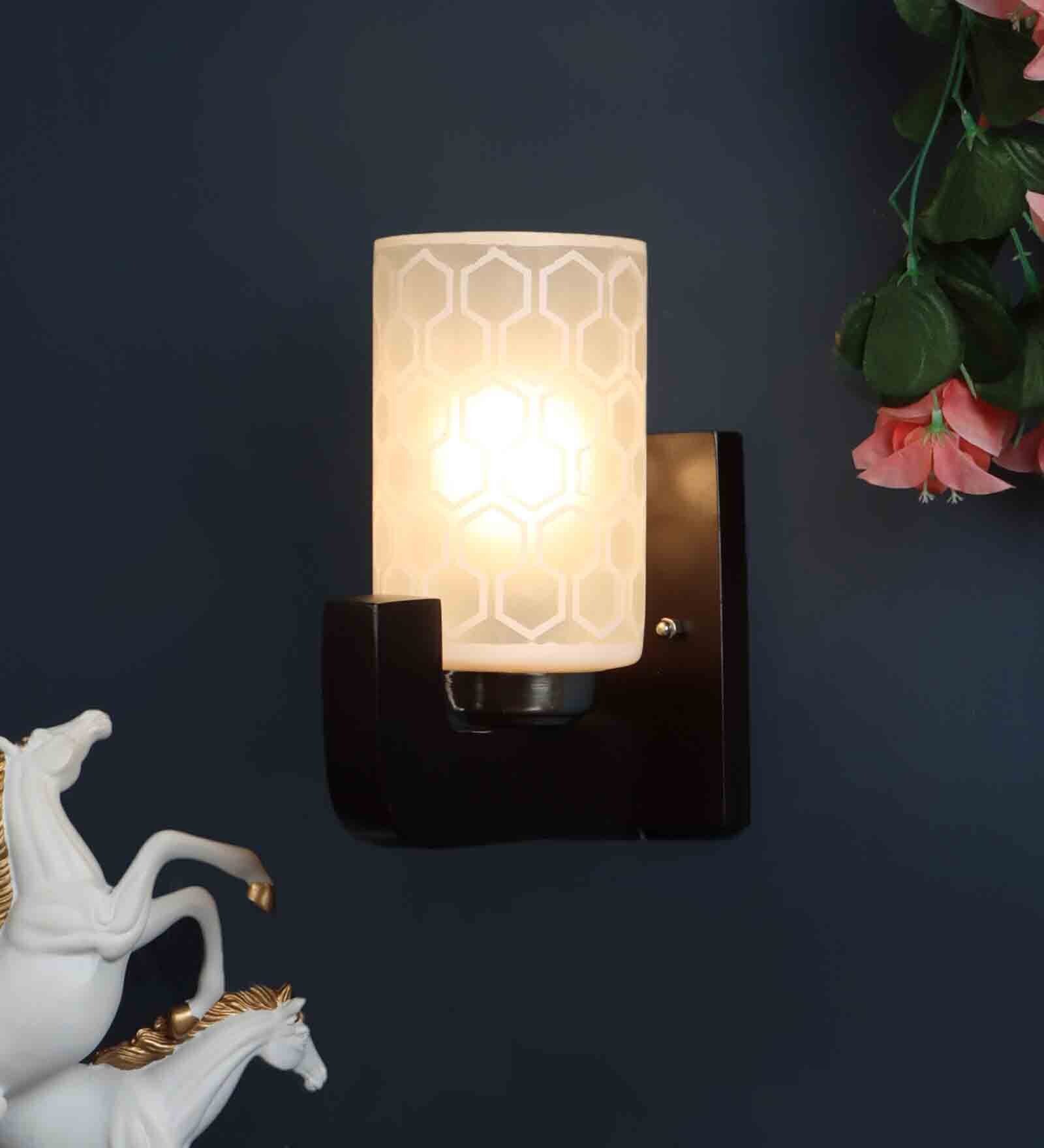 Derby Brown Wood Wall Sconces