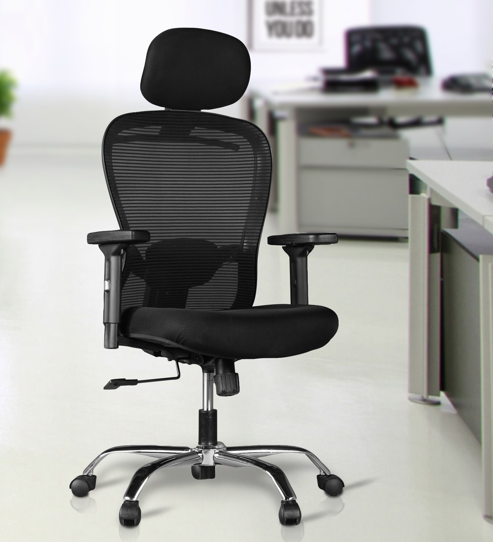 Paris Ergonomic Chair in Black Colour