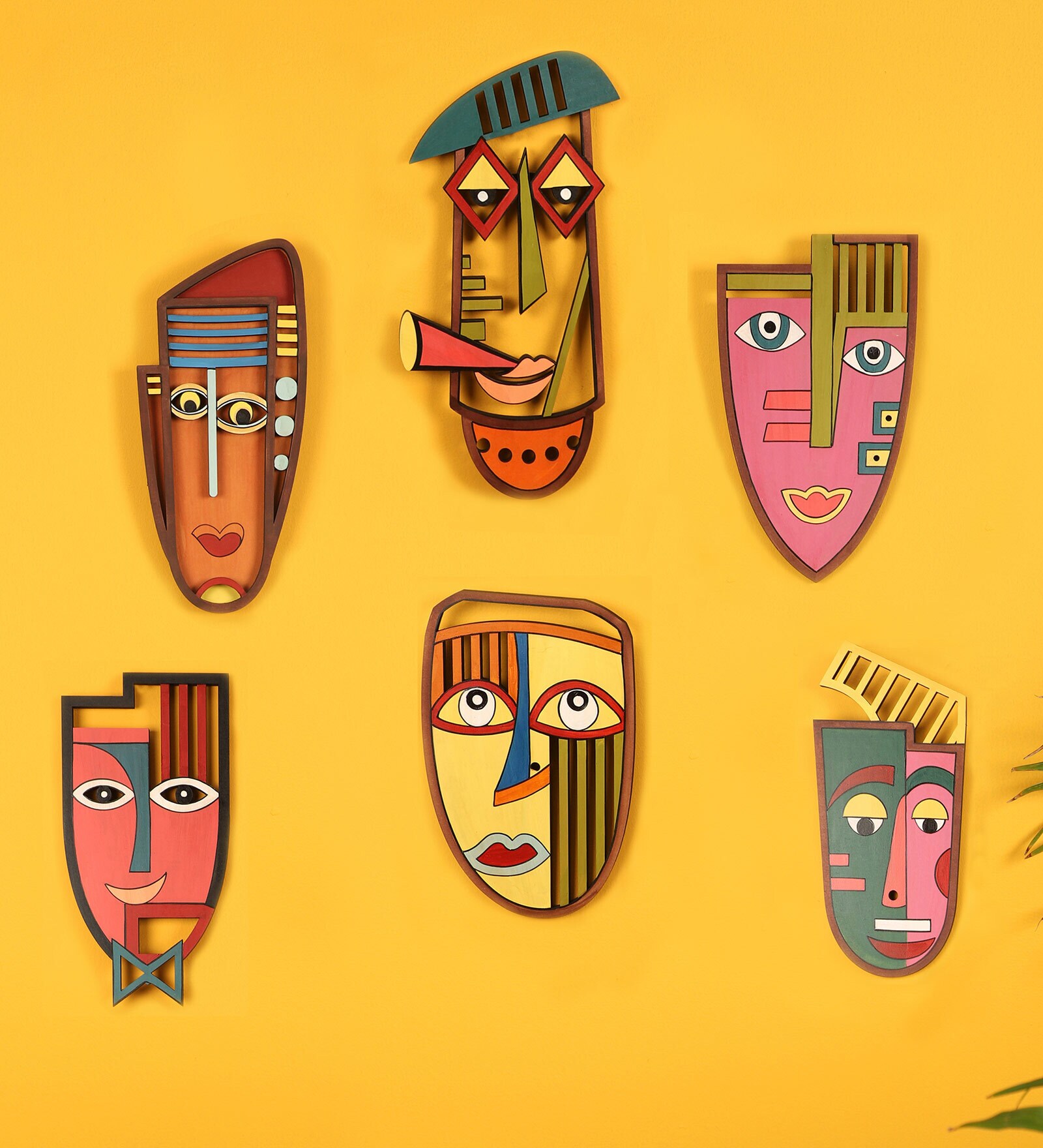 Buy Party Time Wall Decor Mask by Aakriti Art Creations at 29 OFF by