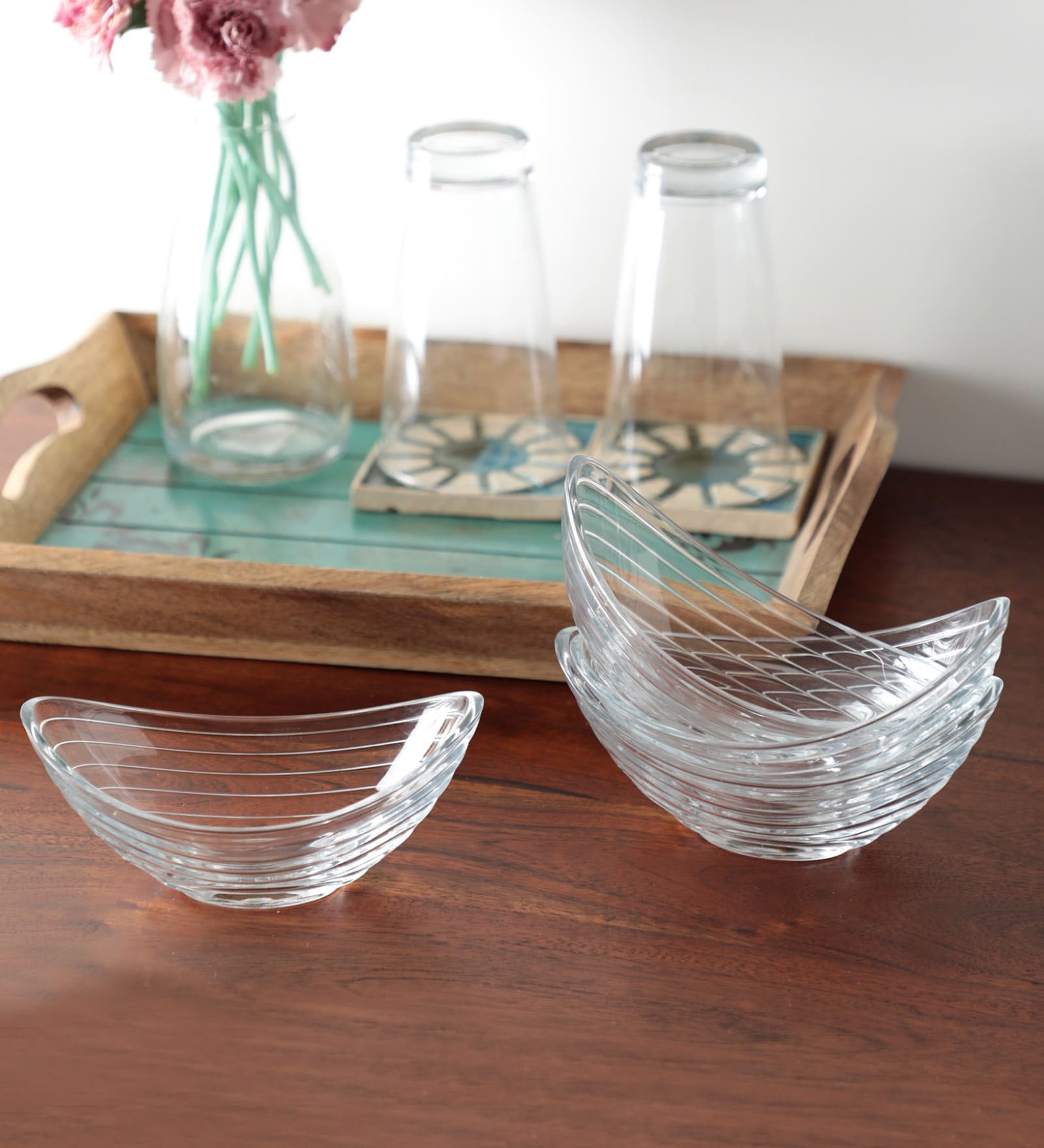 Glass 240 ML Snack & Fruit Bowl