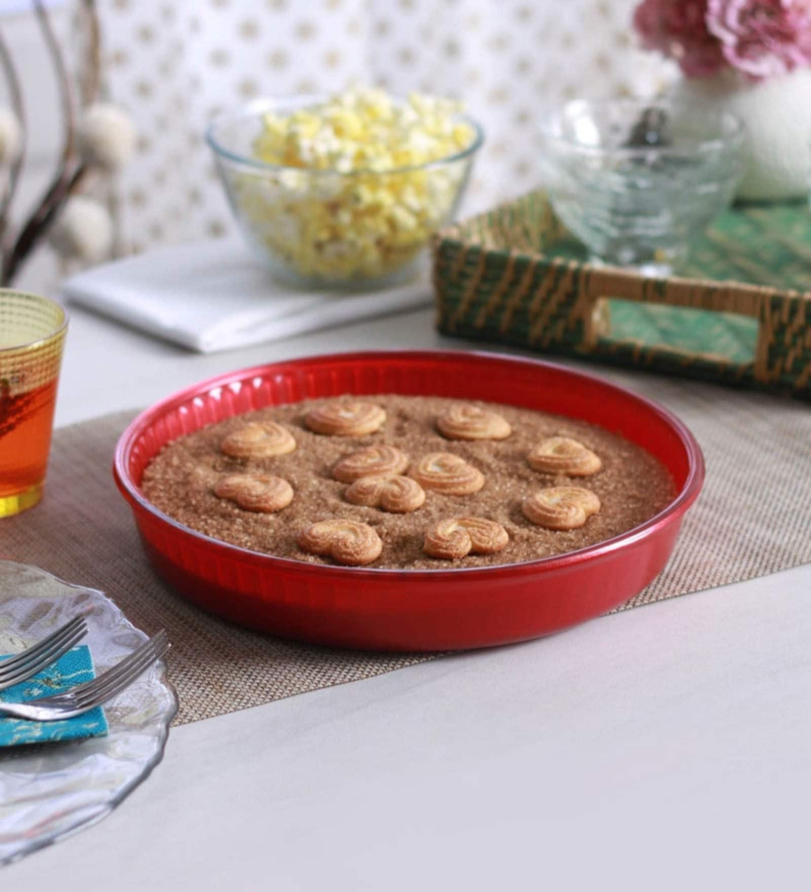 Ovenware Red Glass Baking Tray