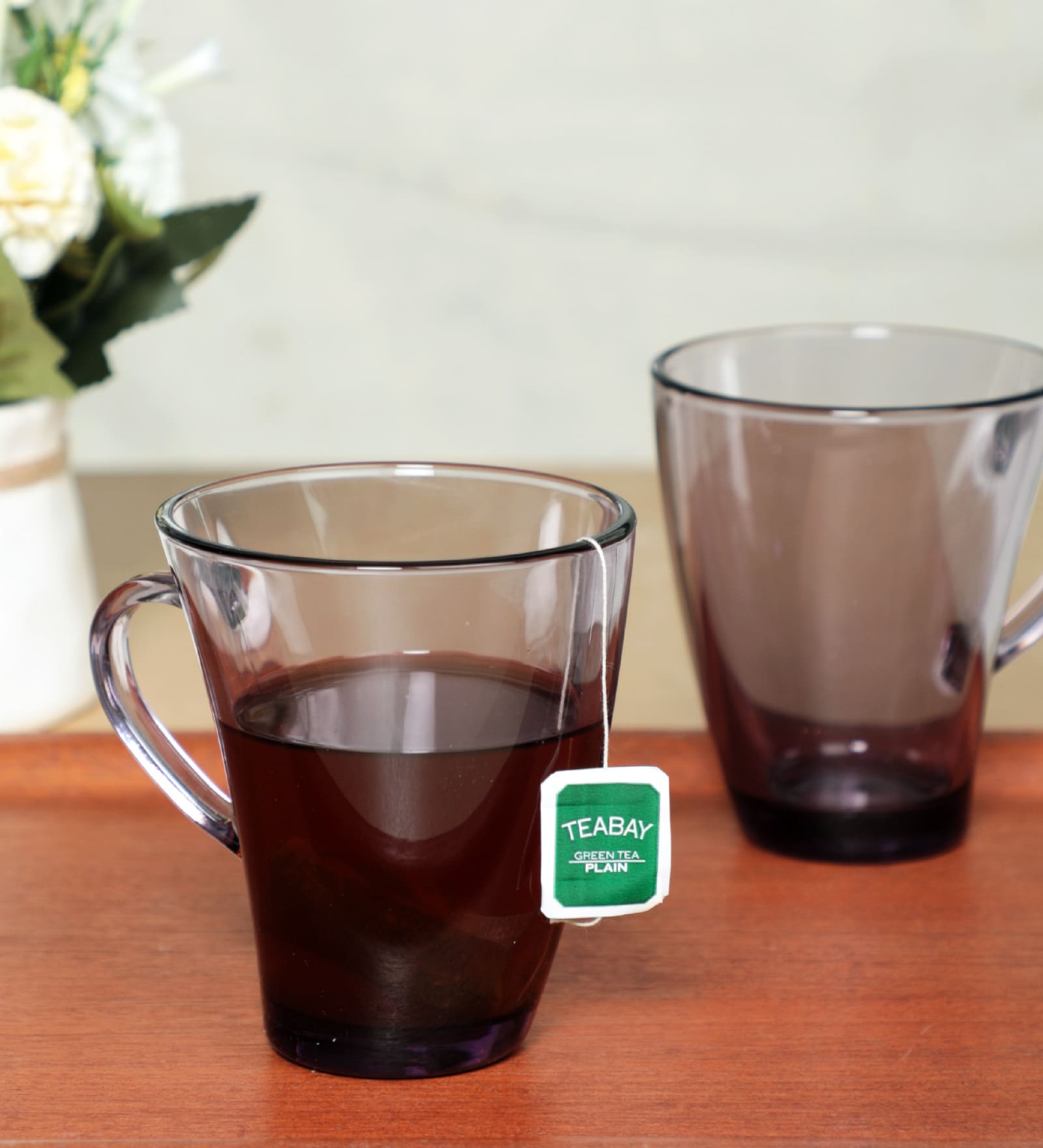 Clarinet 295ml Transparent Glass (Set of 6) Tea Cup