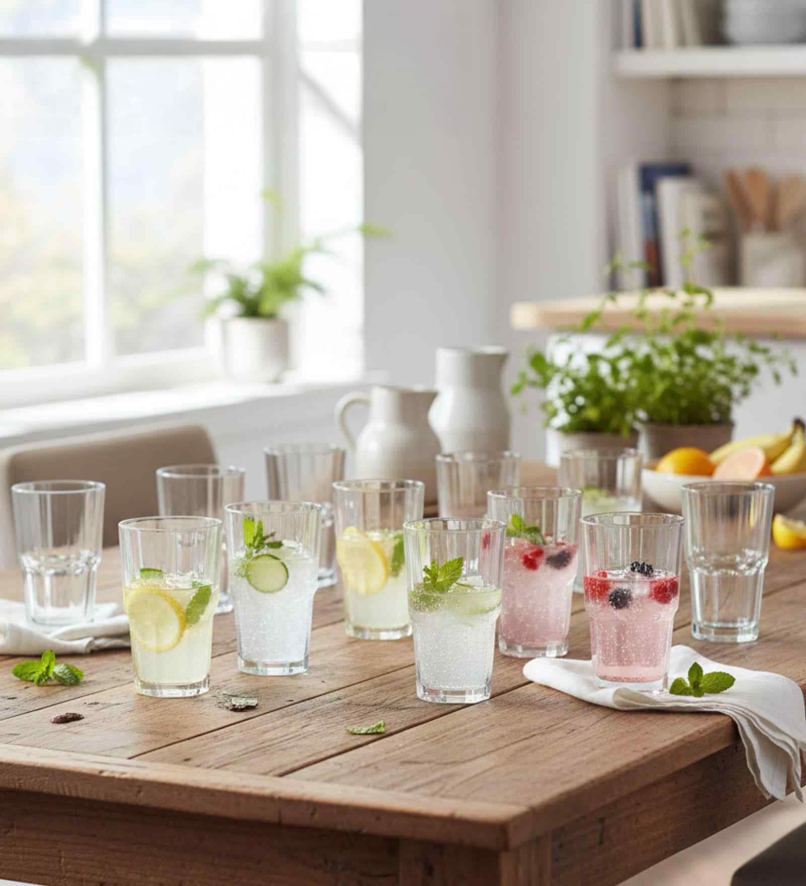 Pasabahce Serenity Long Drink Water/Juice Glass 345 Ml Set Of 12 (520465)