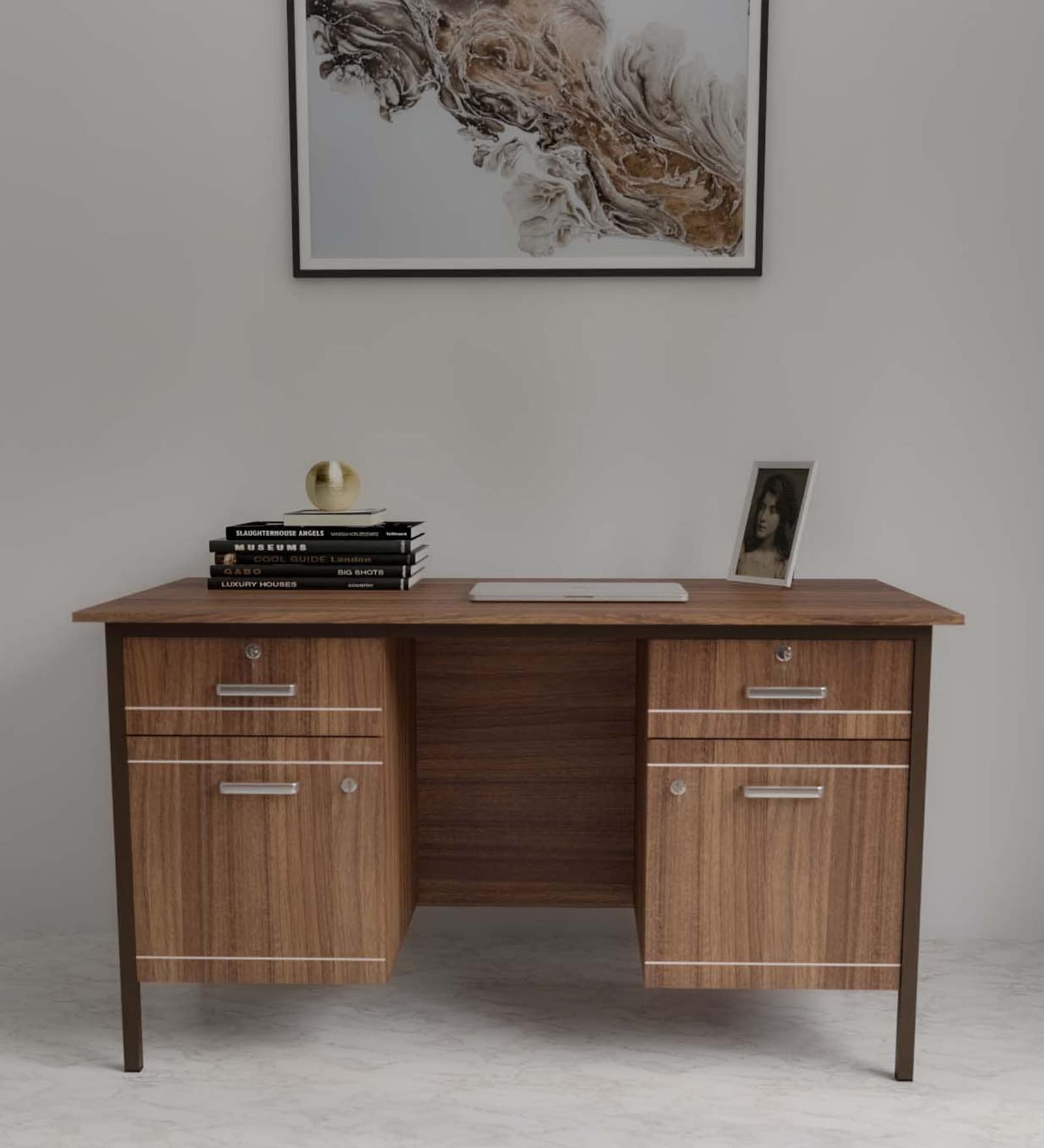 Passion Writing Table In Leon Teak Finish