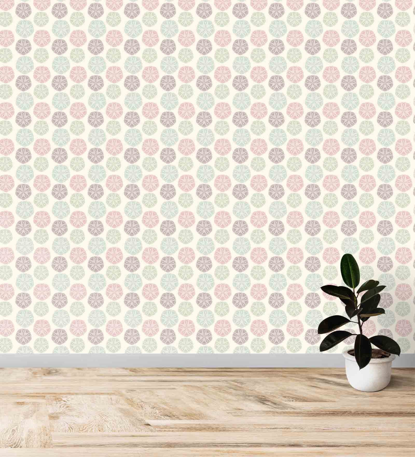 Patterns Multicolour Non-Woven Wallpaper Roll