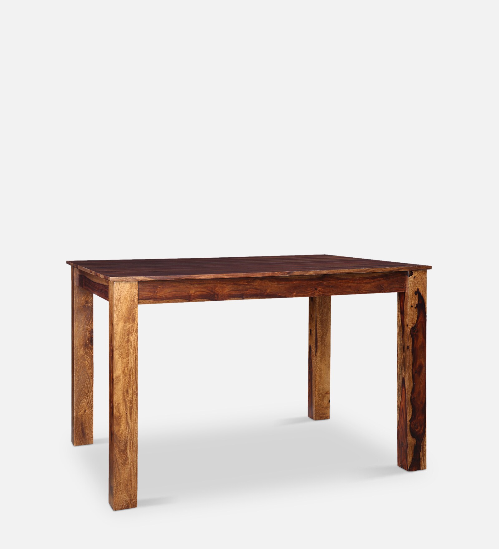 Paulo Four Seater Dining Table in Teak Colour